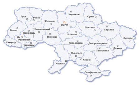 Доставка GSM усиление. Карта Украины
