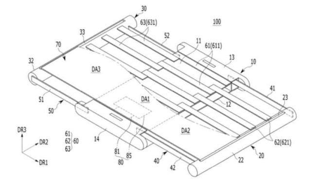 Патент на раздвижной дисплей Samsung