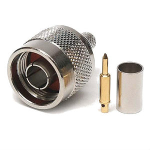 Разъем N-male (папа) под кабель RG-58 50 ом